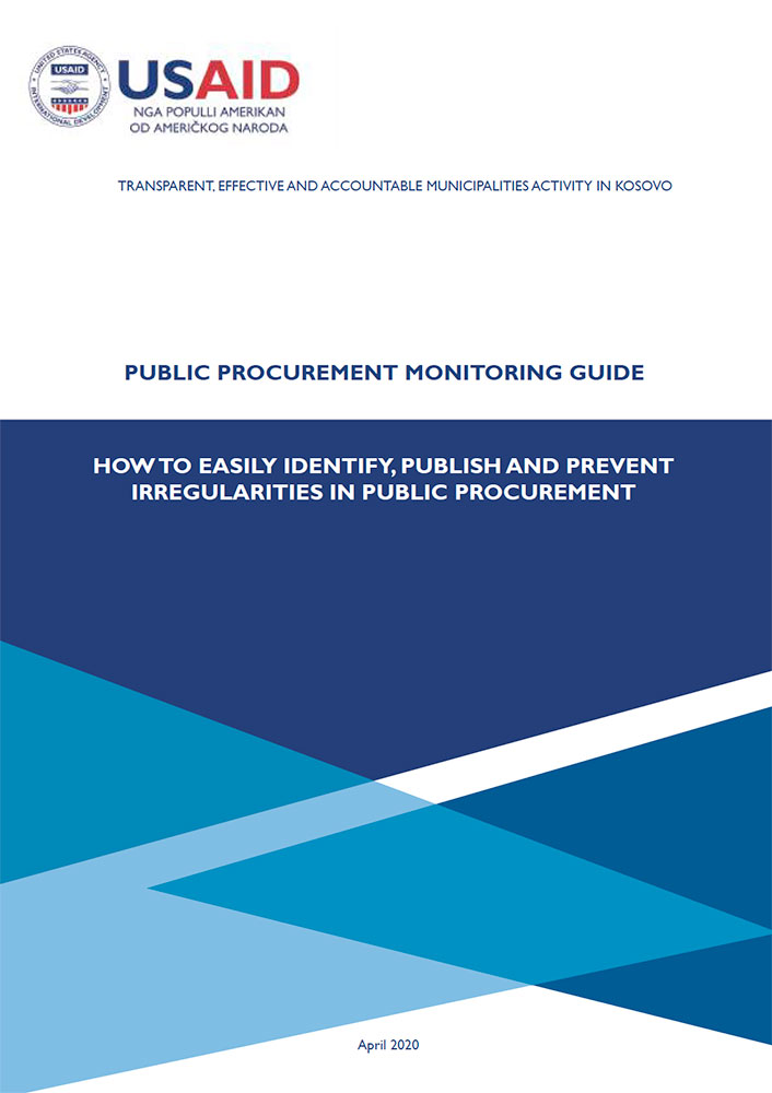 How to Easily Identify, Publish and Prevent Irregularities in Public Procurement